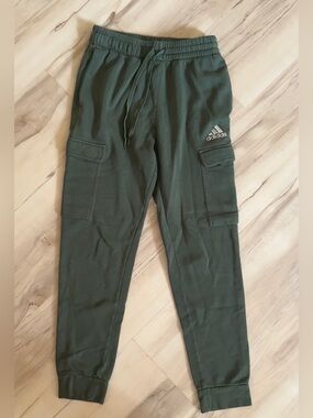 Adidas Green Cargo Joggers